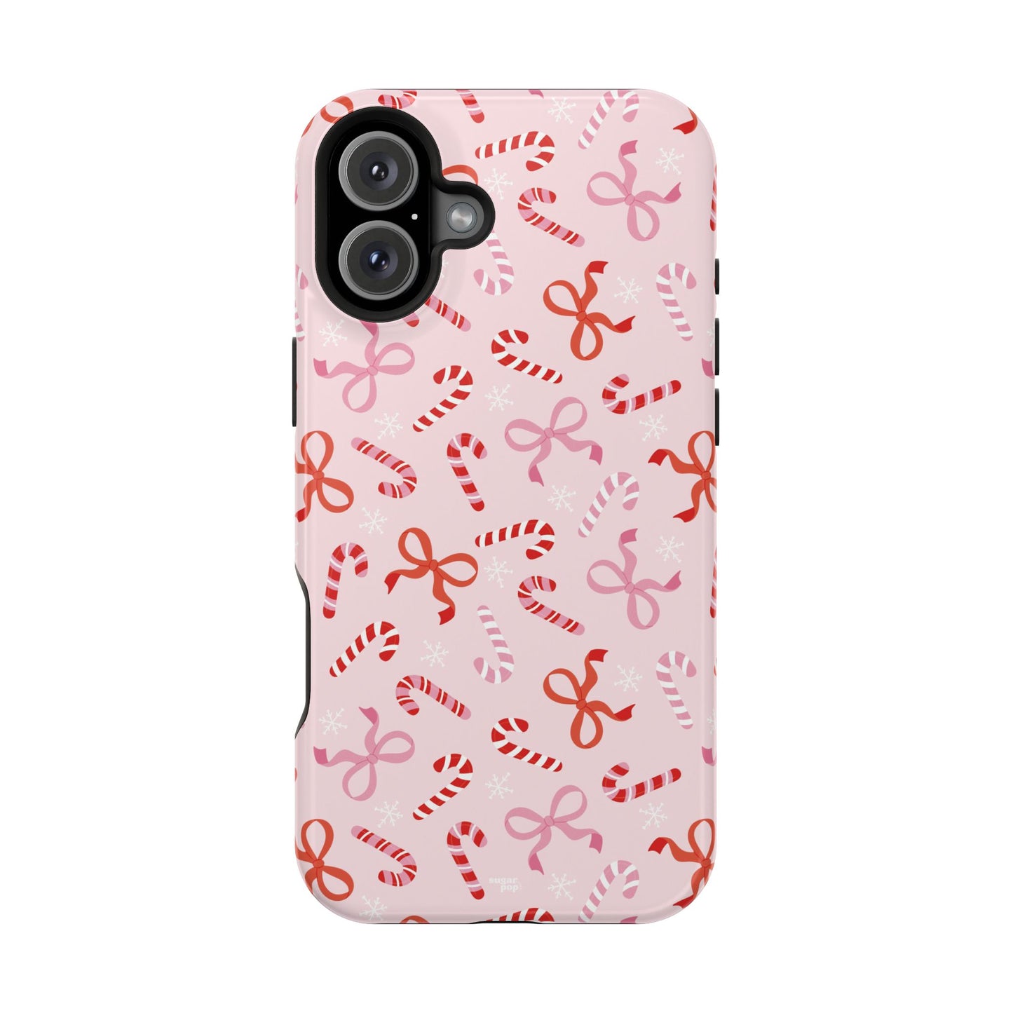 Candy Cane Impact-Resistant Phone Case - Limited Edition