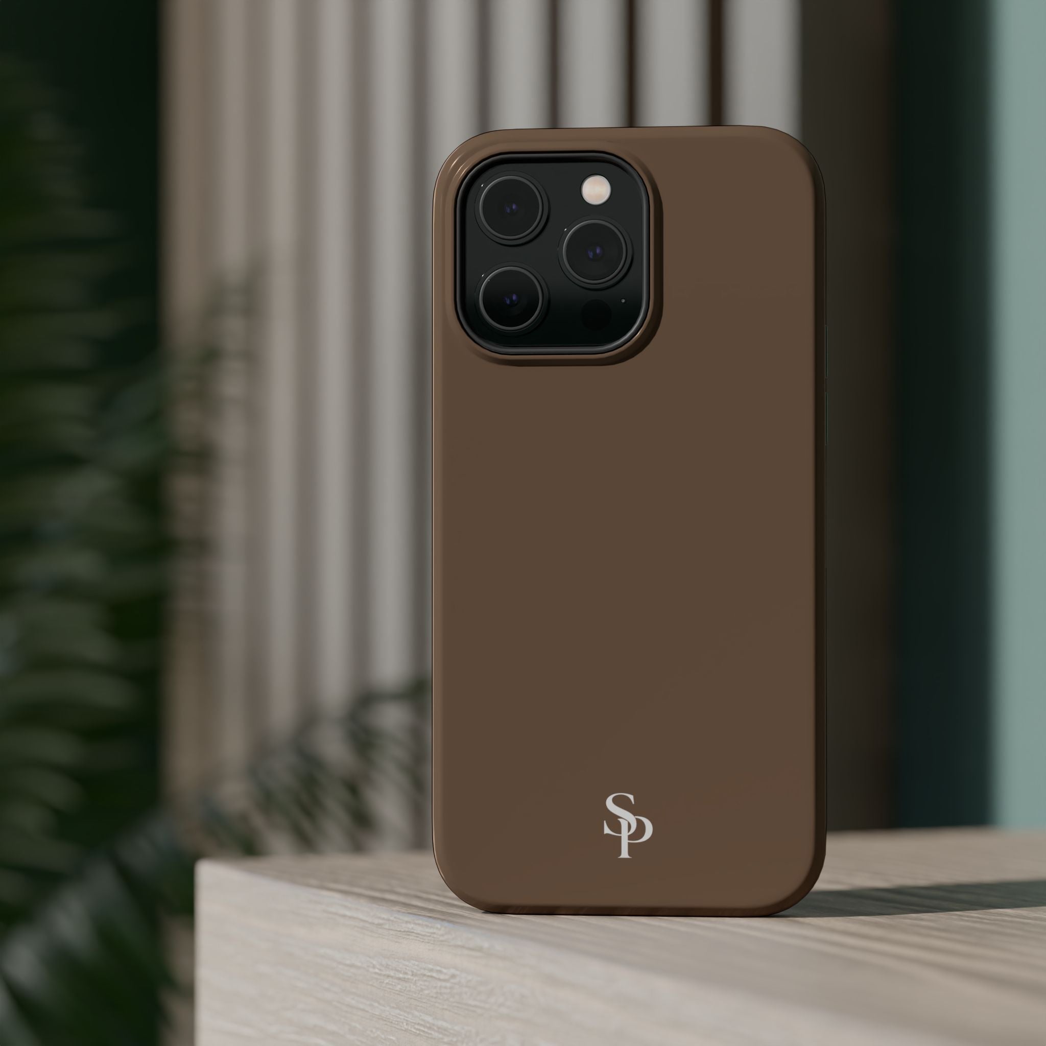 Brown Magnetic Tough Case