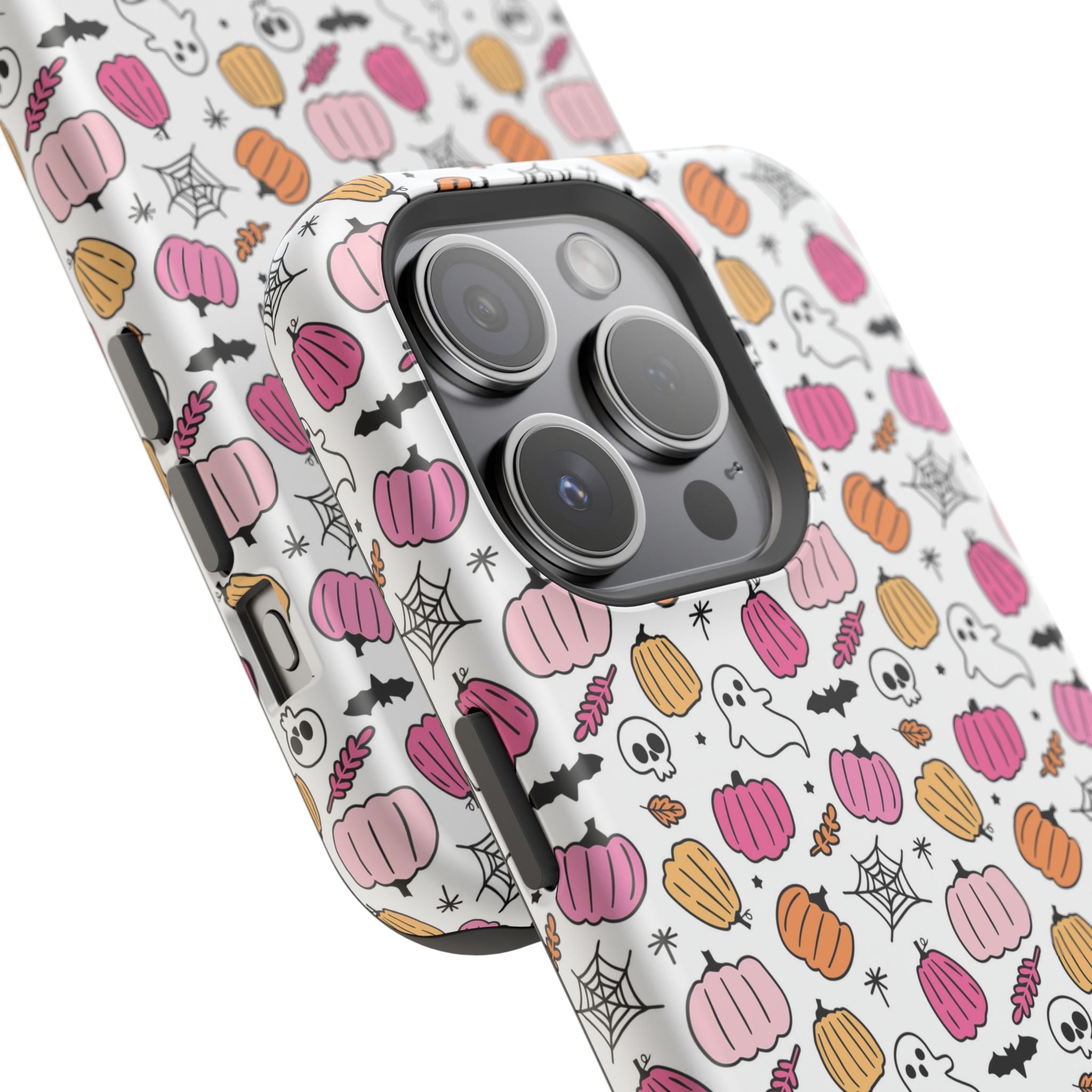 Pink Halloween Impact-Resistant Cases