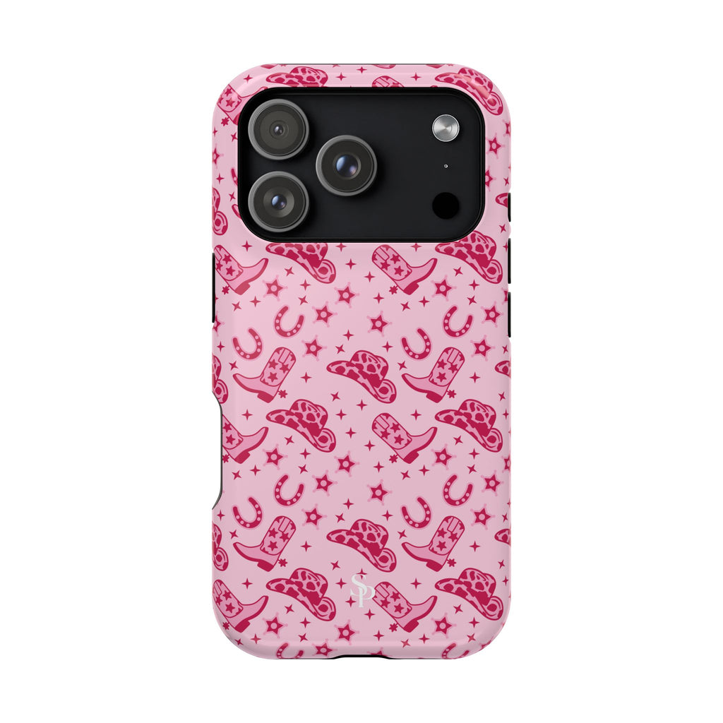 Pink Cowgirl Impact-Resistant Case
