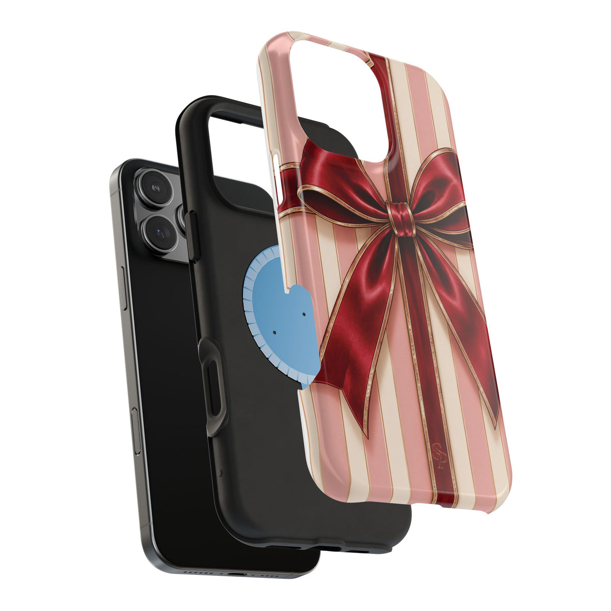 Red Bow Gift Wrap Magnetic Phone Case