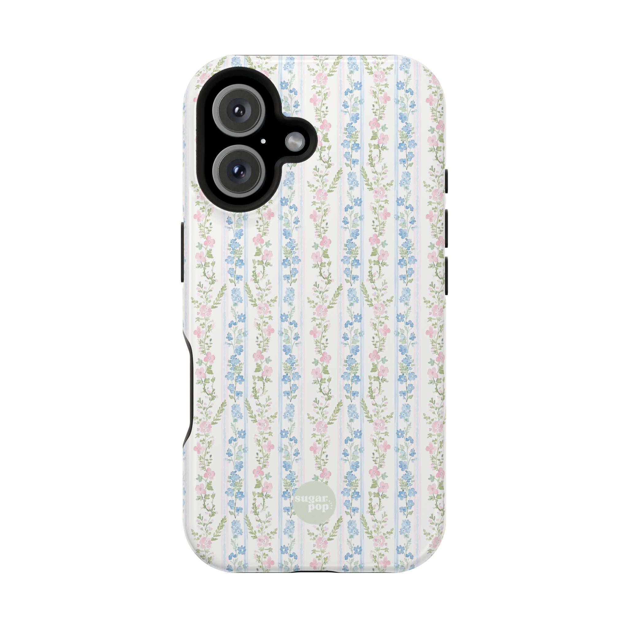 Pastel Floral Pattern Magnetic Tough Case