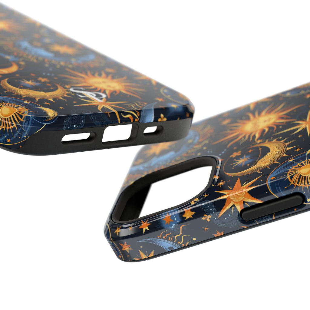 Celestial Sun and Moon Impact-Resistant Phone Case