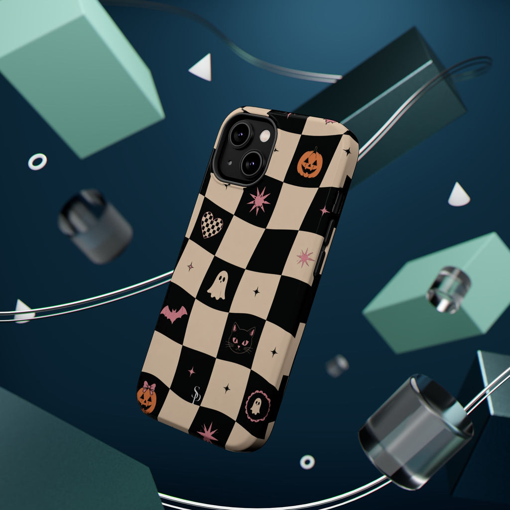 Halloween Checkerboard Magnetic Phone Case