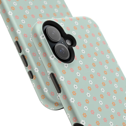 Floral Smiley Magnetic Tough Case