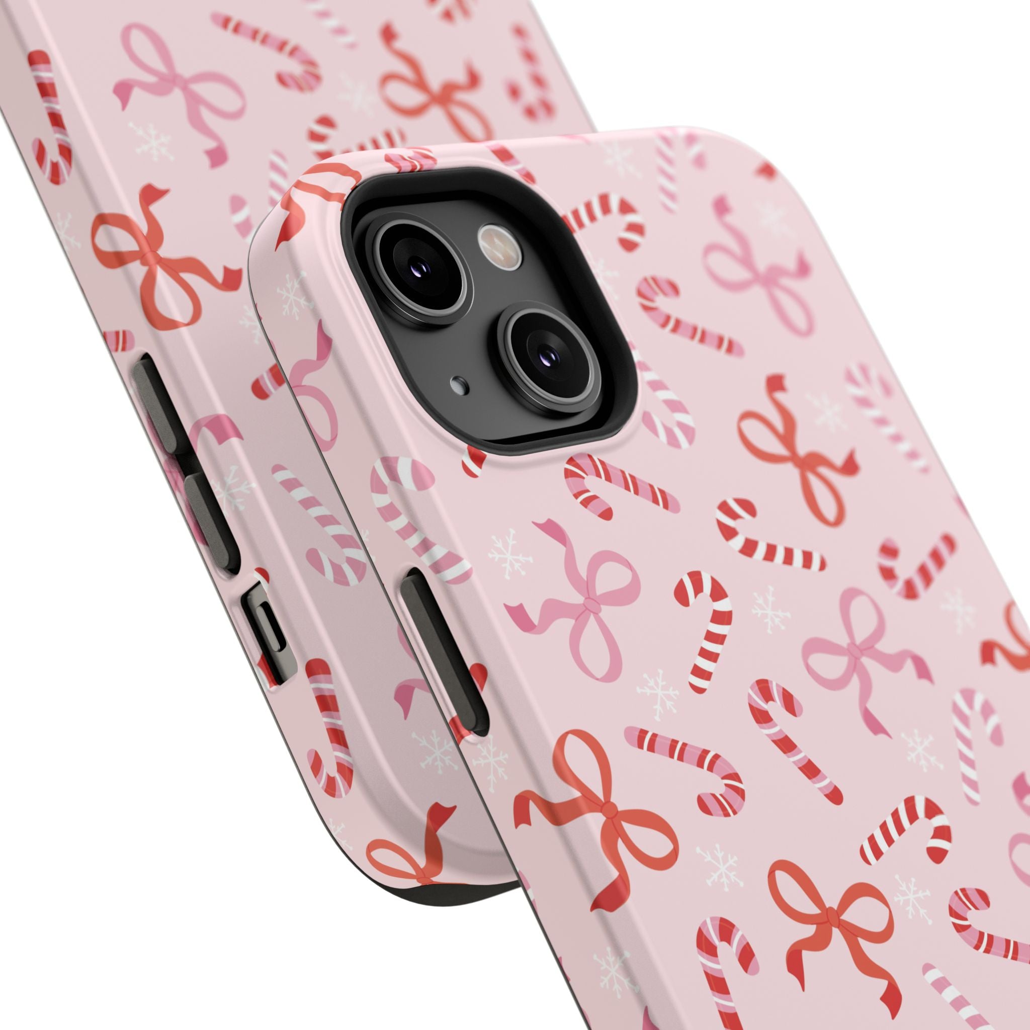 Candy Cane Impact-Resistant Phone Case - Limited Edition