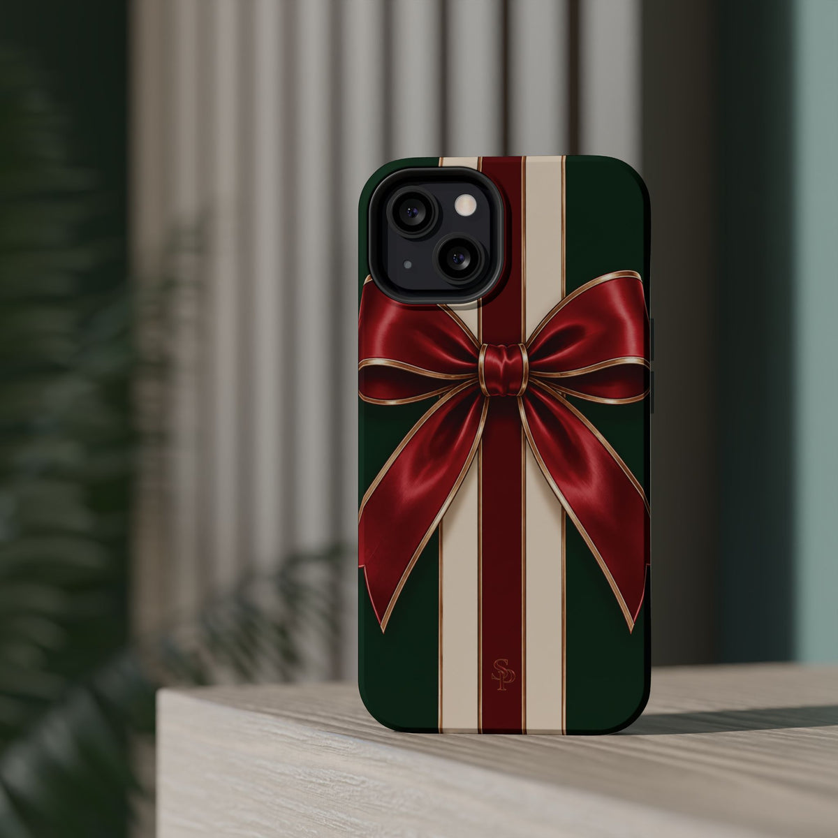 Christmas Gift Bow Magnetic Phone Case