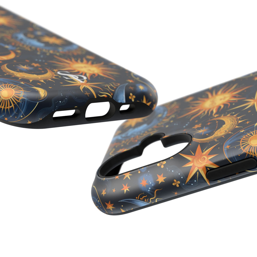 Celestial Sun and Moon Impact-Resistant Phone Case