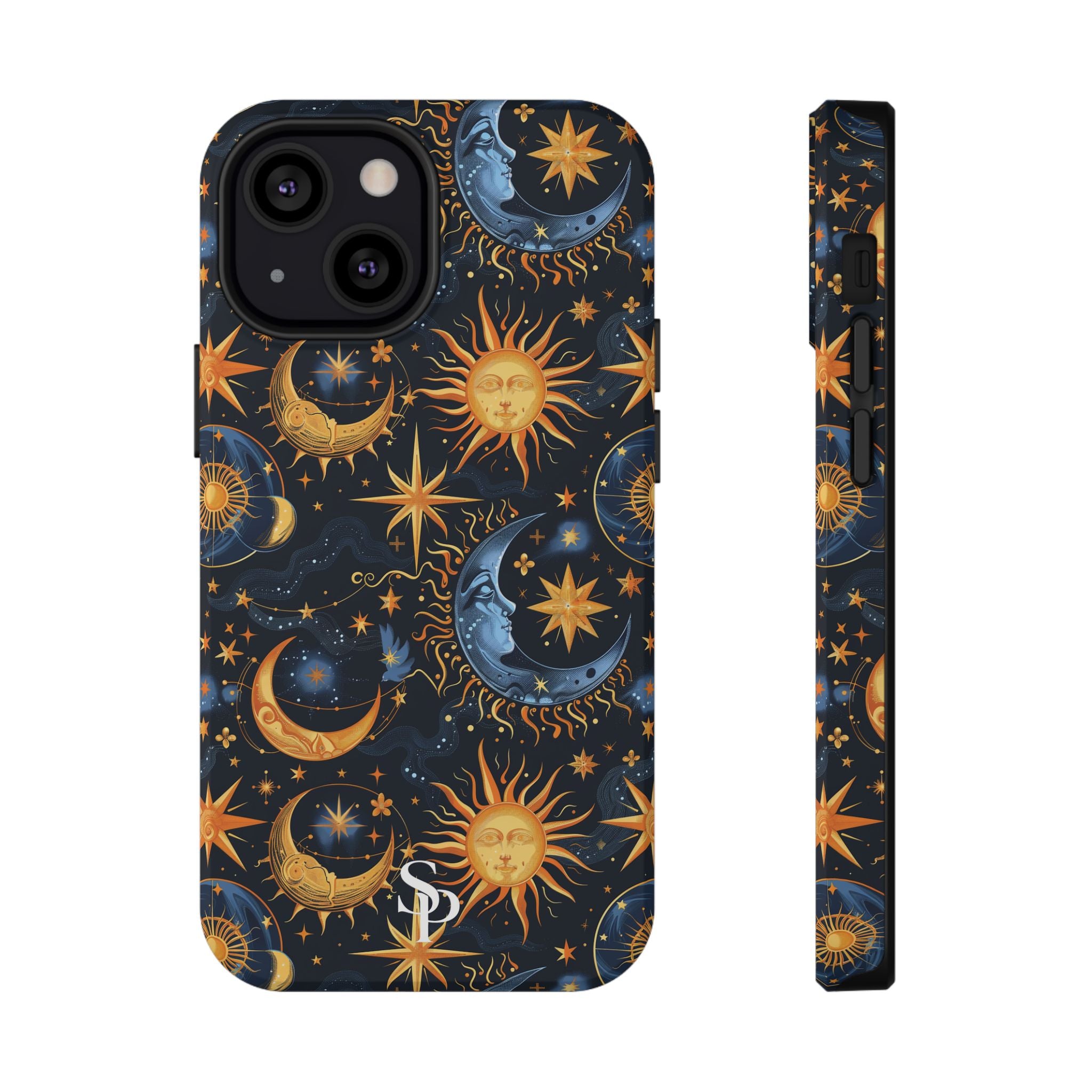 Celestial Sun and Moon Impact-Resistant Phone Case
