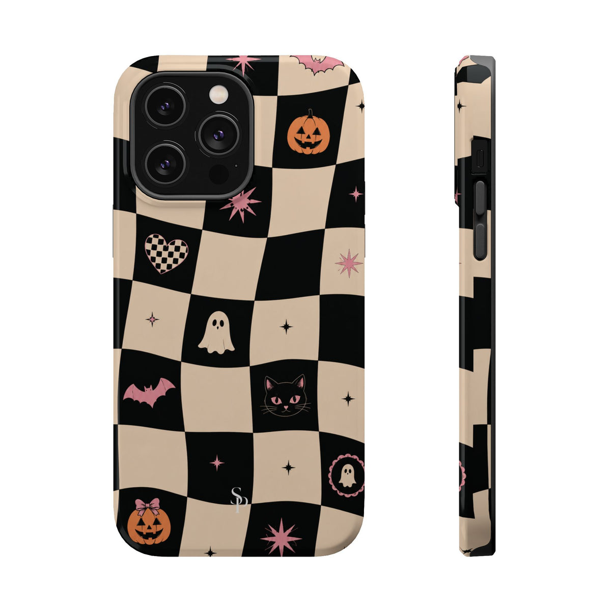 Halloween Checkerboard Magnetic Phone Case