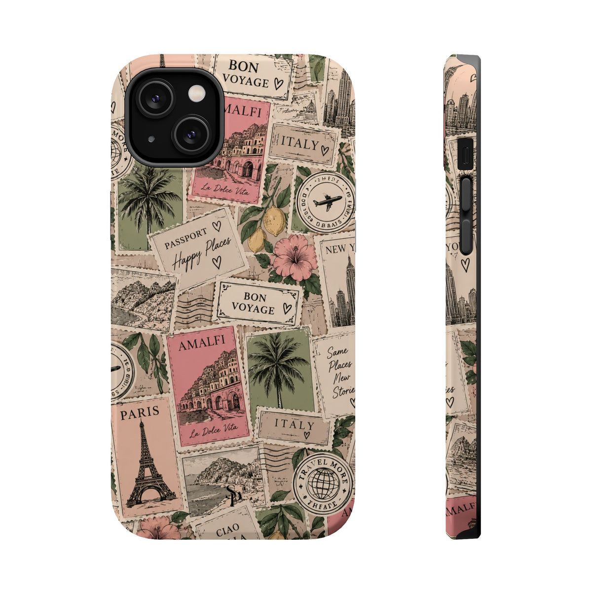 Travel Passport Stamp Magnetic Case