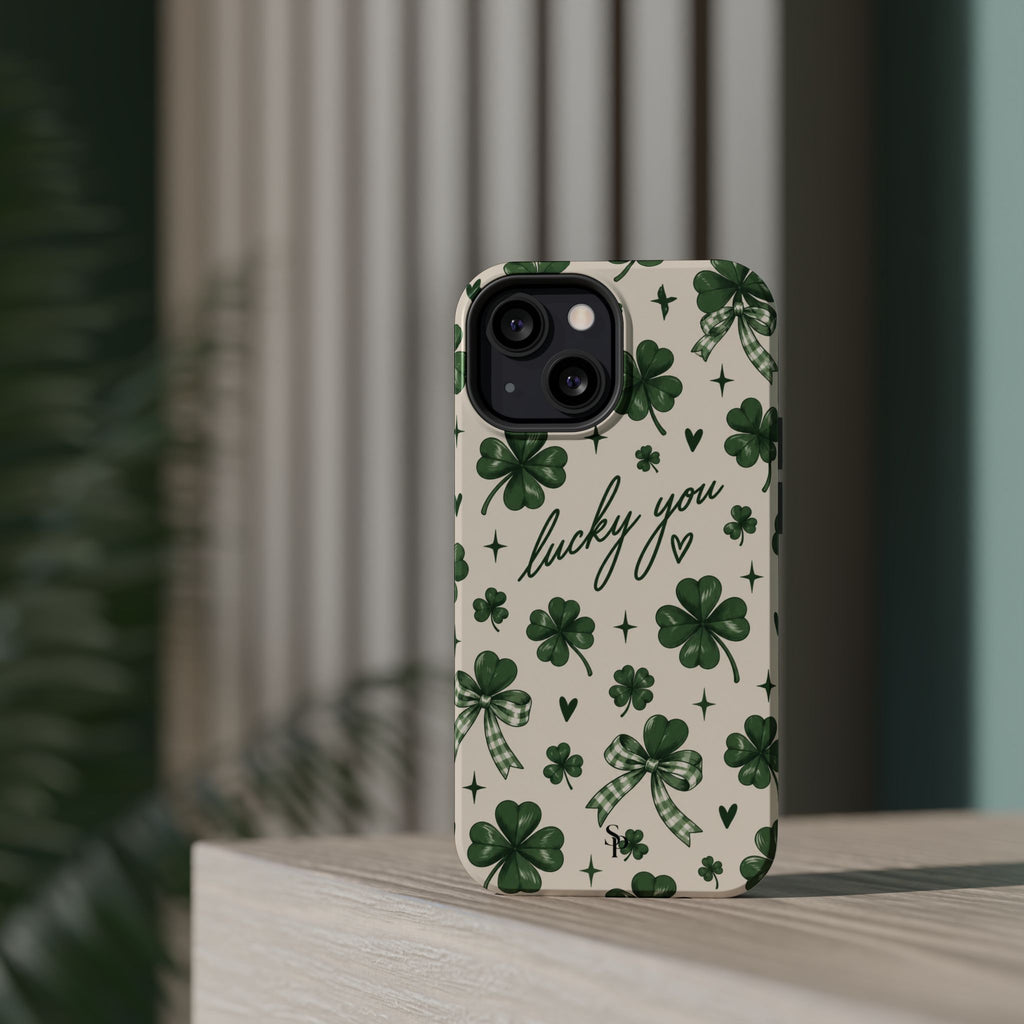 Lucky You Clover Magnetic Impact Phone Case