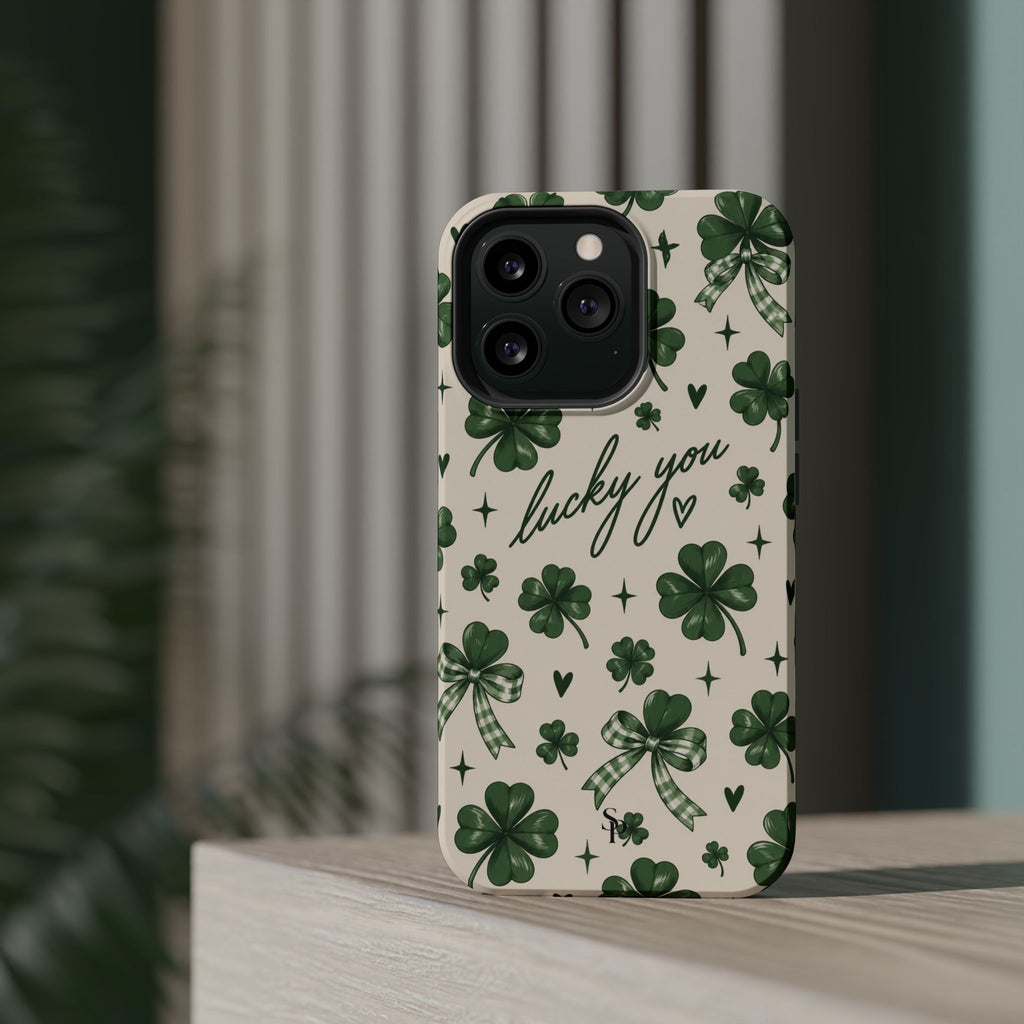 Lucky You Clover Magnetic Impact Phone Case