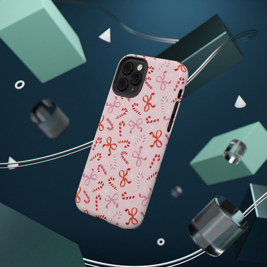 Candy Cane Impact-Resistant Phone Case - Limited Edition