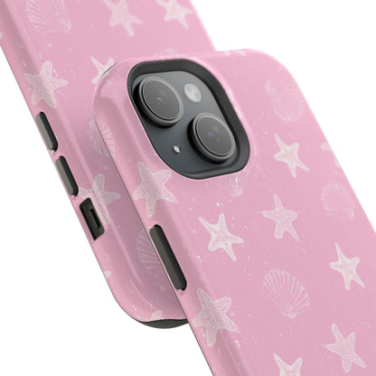 Pink Coastal Impact-Resistant Phone Case