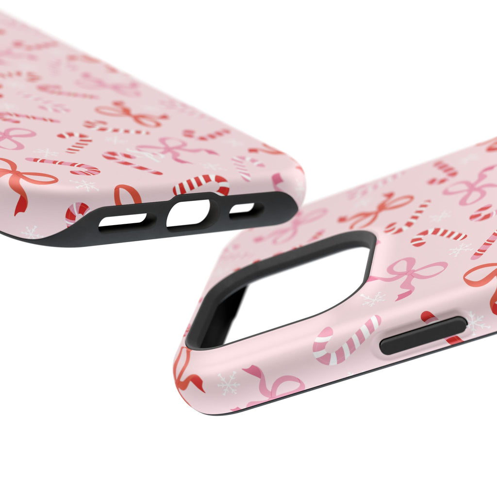 Candy Cane Impact-Resistant Phone Case - Limited Edition