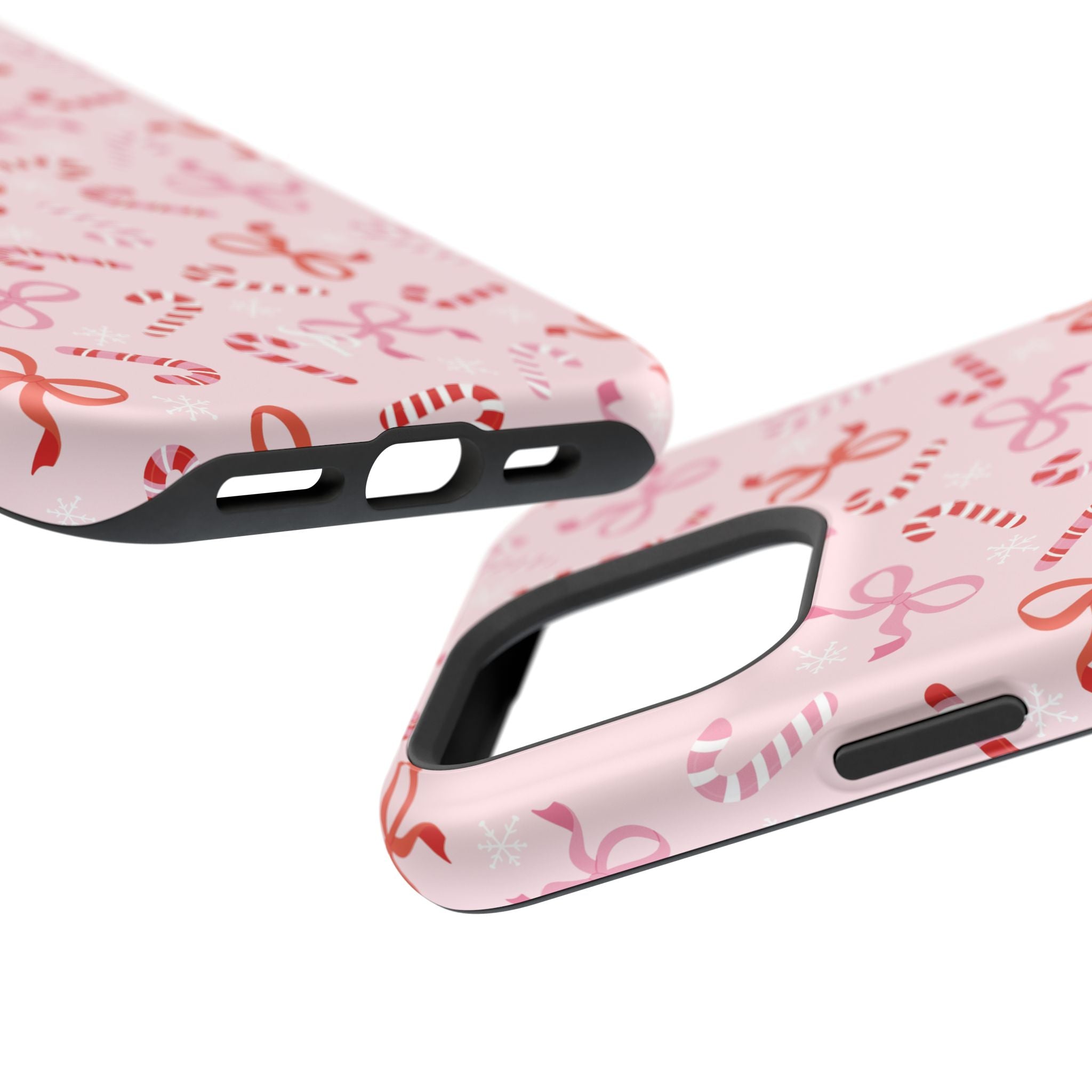 Candy Cane Impact-Resistant Phone Case - Limited Edition