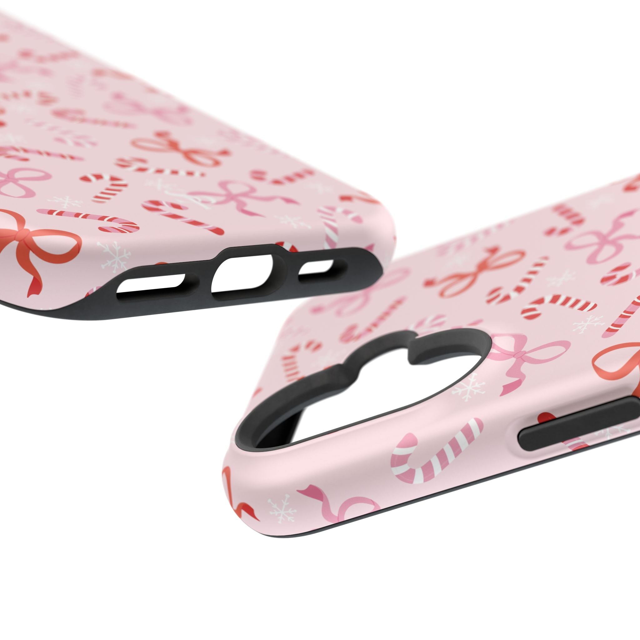 Candy Cane Impact-Resistant Phone Case - Limited Edition