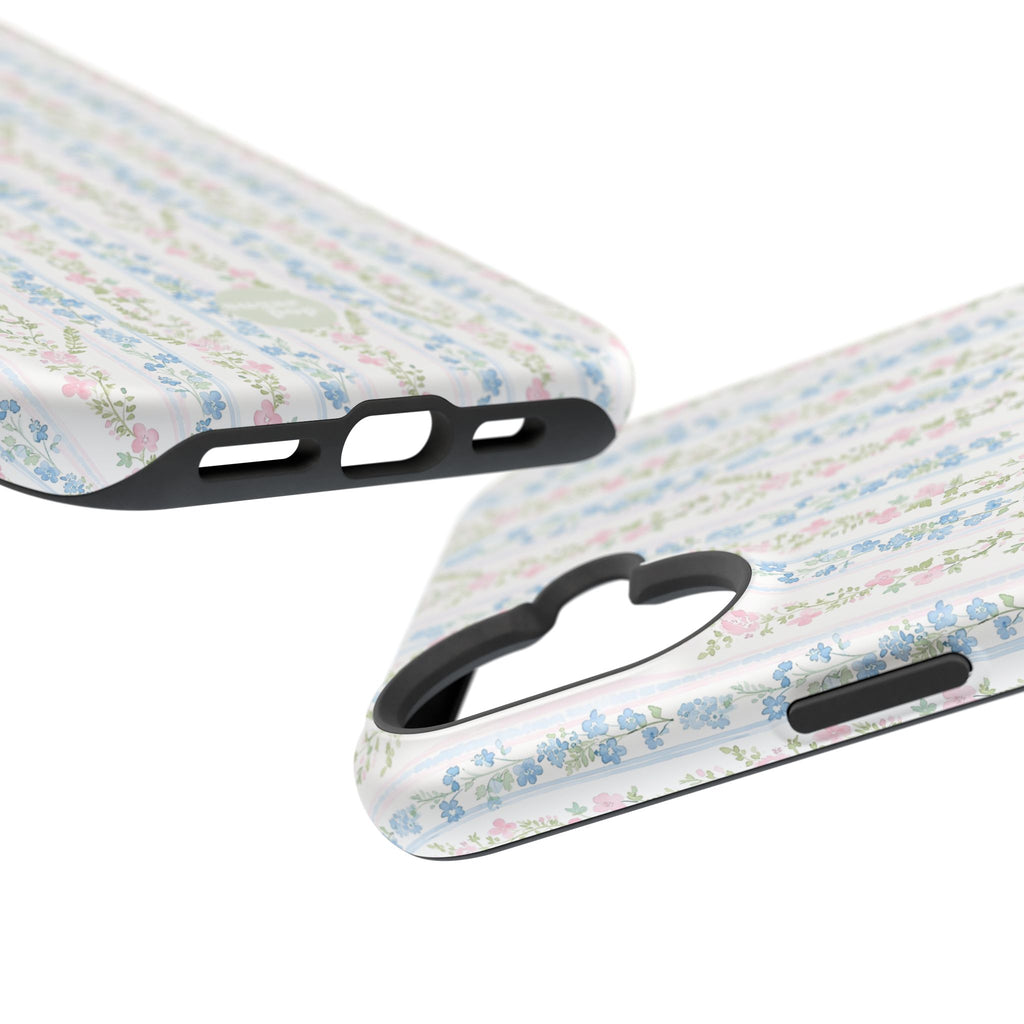 Pastel Floral Pattern Magnetic Tough Case