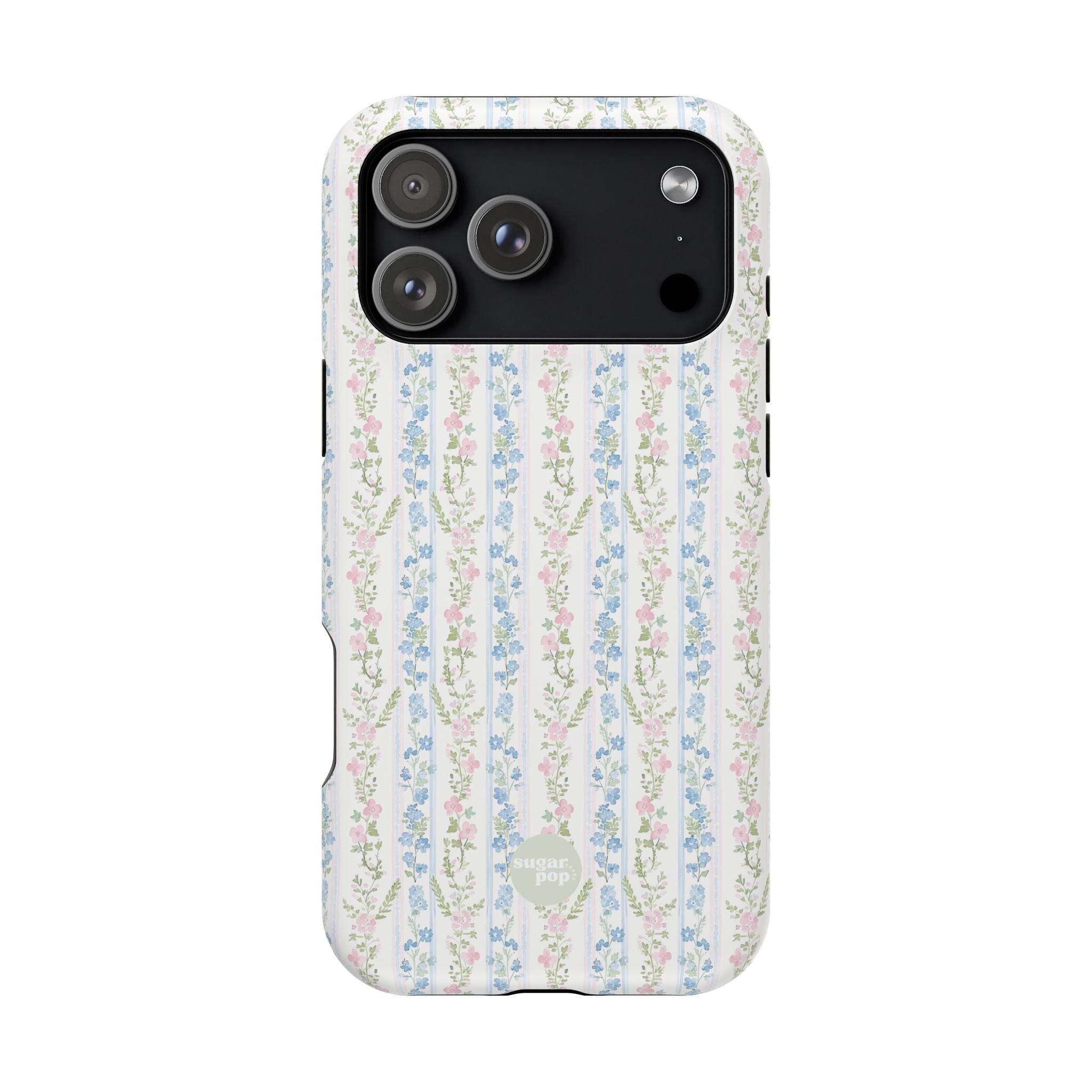 Pastel Floral Pattern Magnetic Tough Case