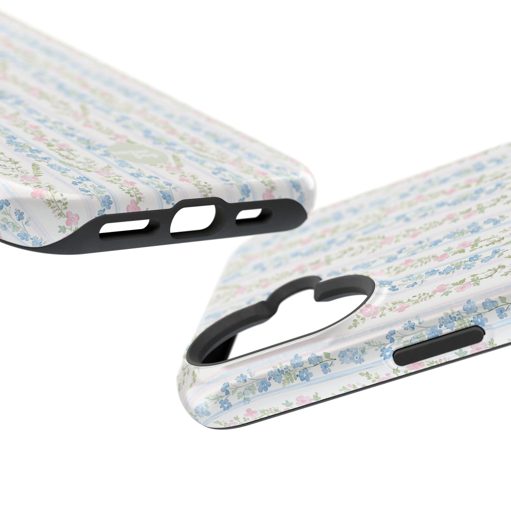 Pastel Floral Pattern Magnetic Tough Case