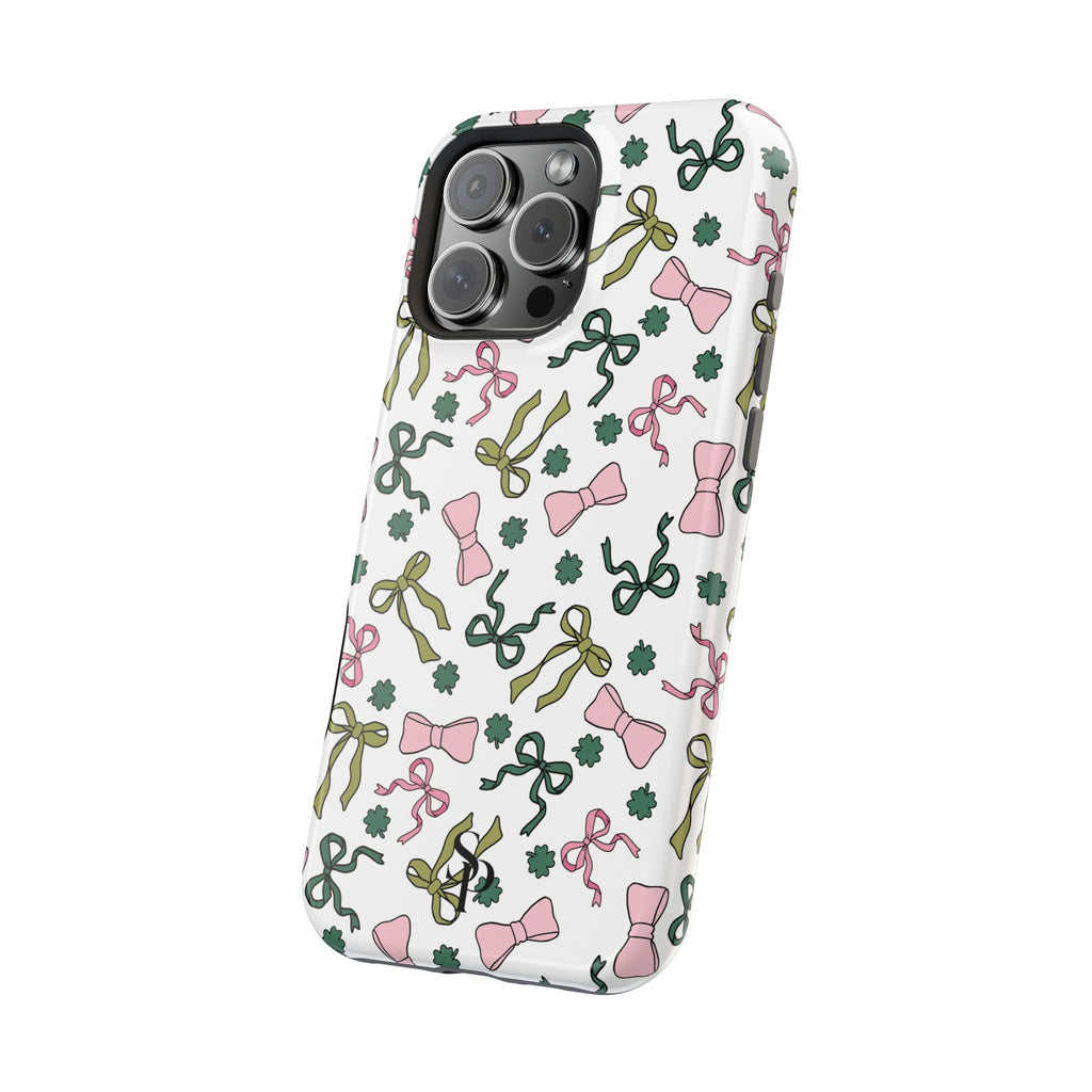 Bows and Shamrocks Magnetic Phone Case