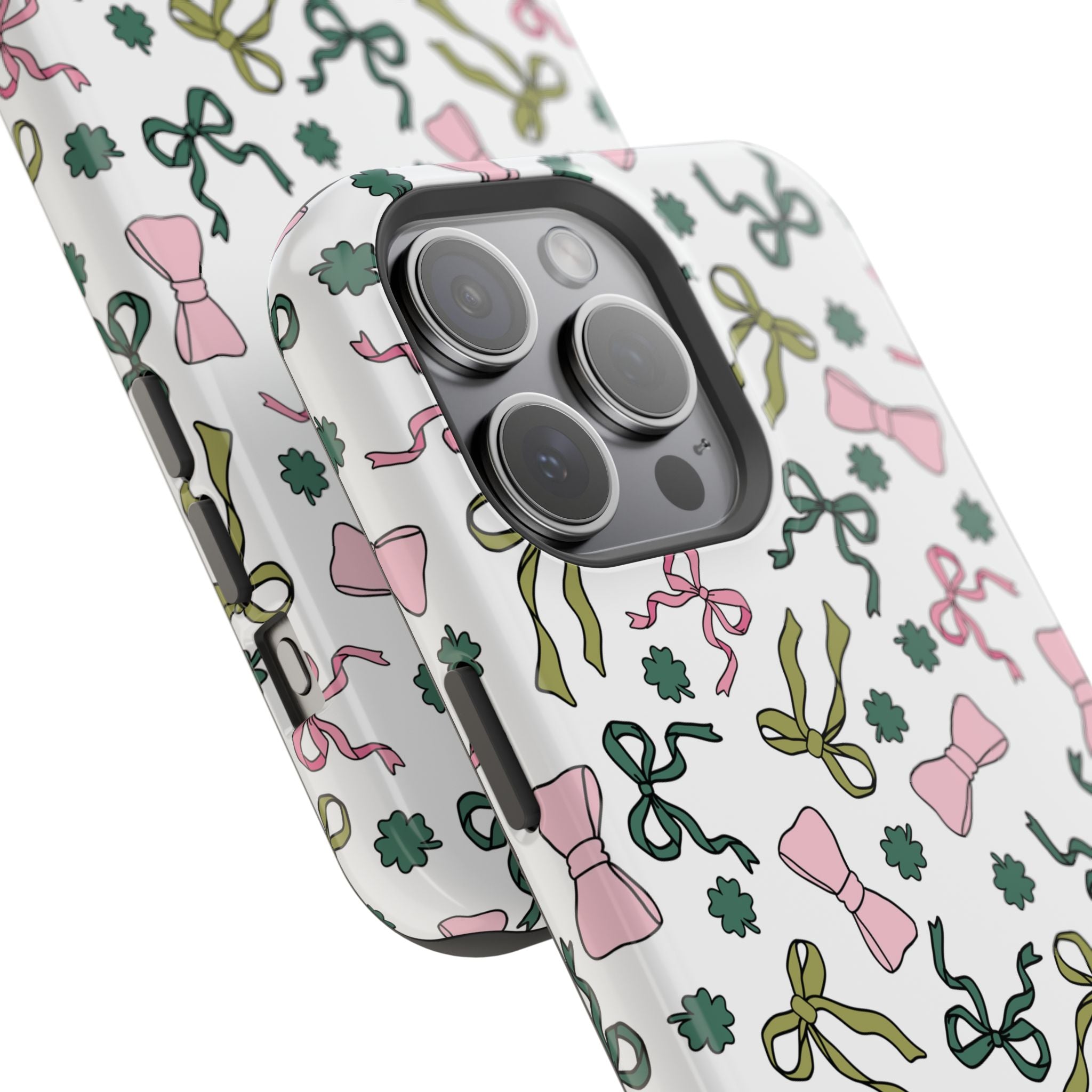 Bows and Shamrocks Magnetic Phone Case