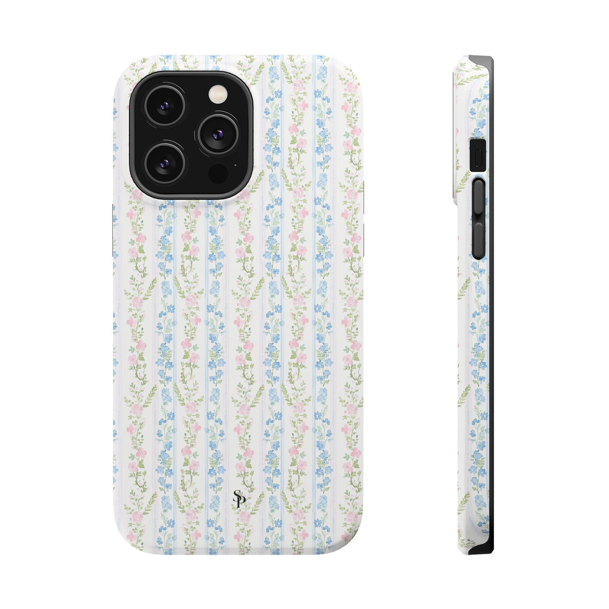 Pastel Floral Pattern Magnetic Tough Case