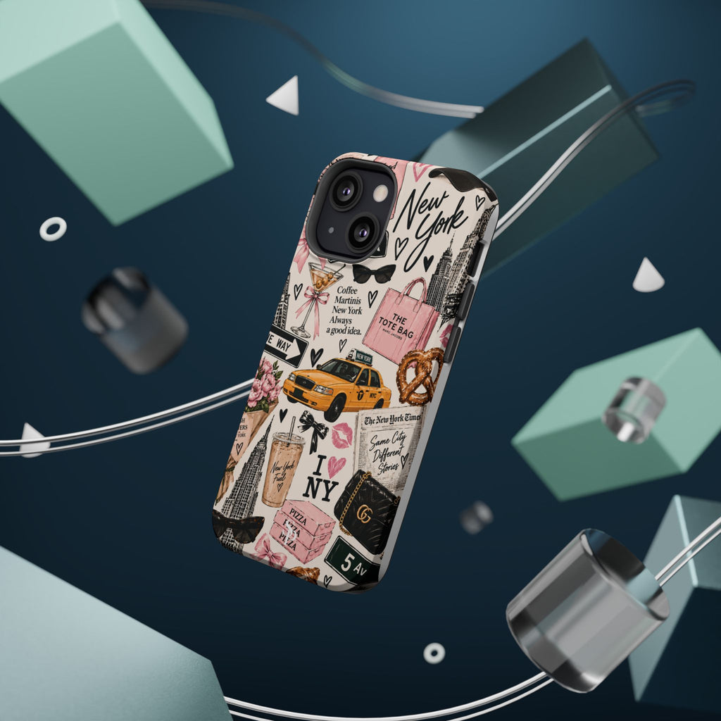 Pink New York Magnetic Phone Case