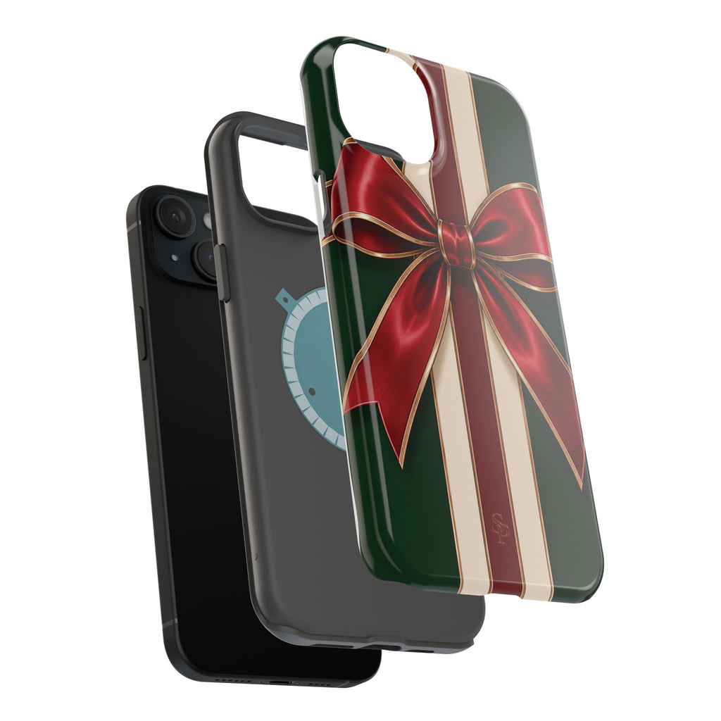 Christmas Gift Bow Magnetic Phone Case