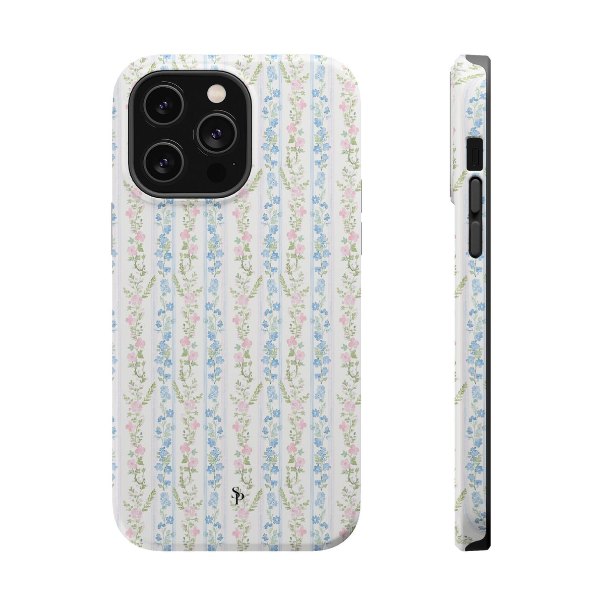 Pastel Floral Pattern Magnetic Tough Case