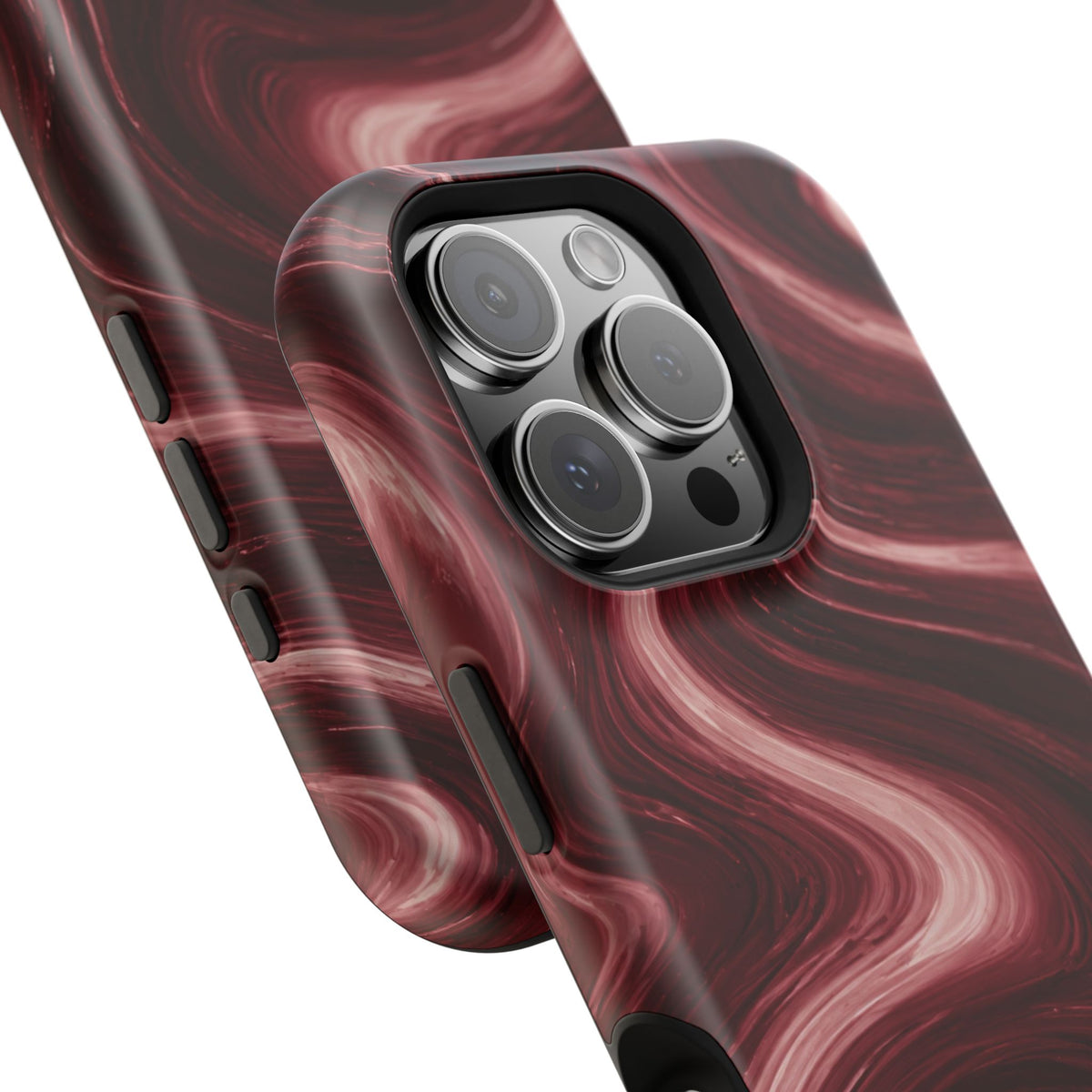 Burgundy Marble Magnetic Phone Case