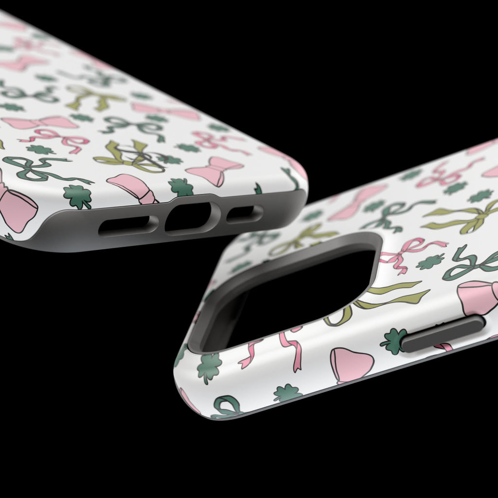Bows and Shamrocks Magnetic Phone Case