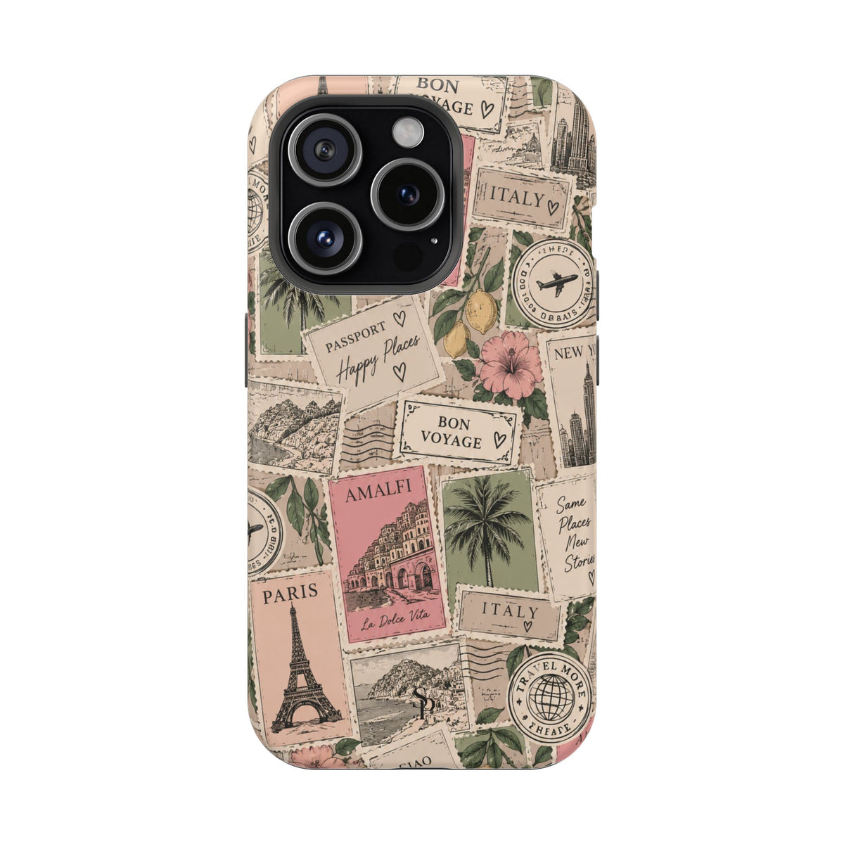 Travel Passport Stamp Magnetic Case