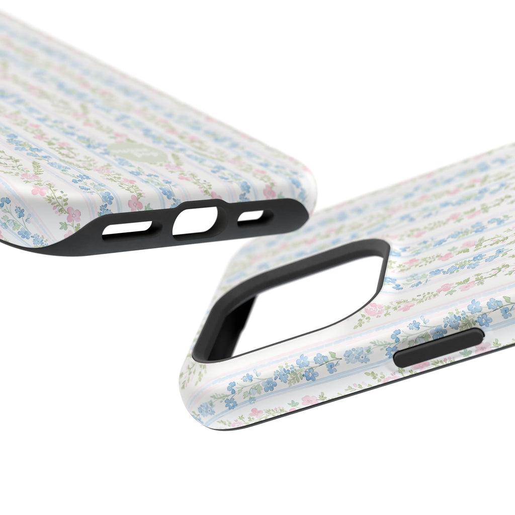 Pastel Floral Pattern Magnetic Tough Case