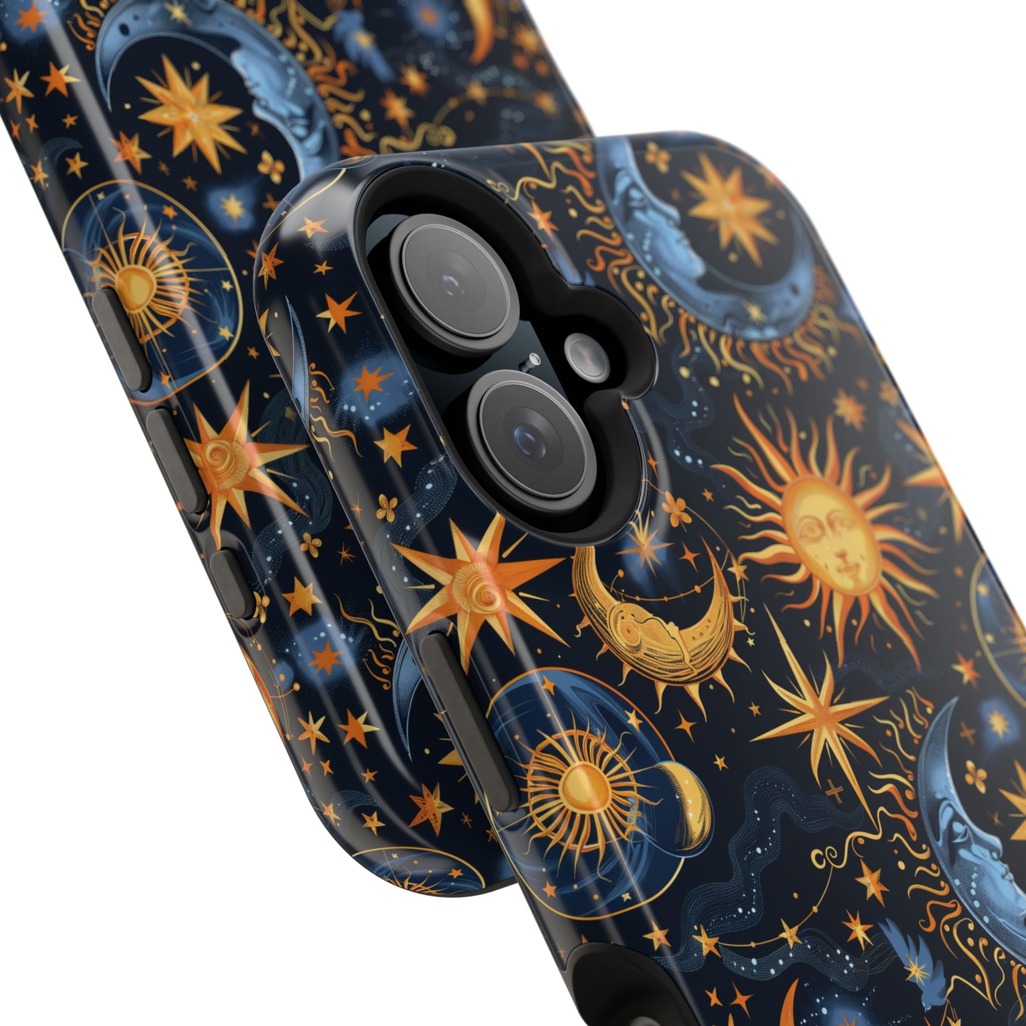 Celestial Sun and Moon Impact-Resistant Phone Case