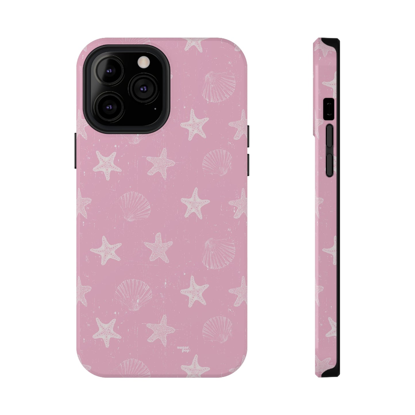 Pink Coastal Impact-Resistant Phone Case