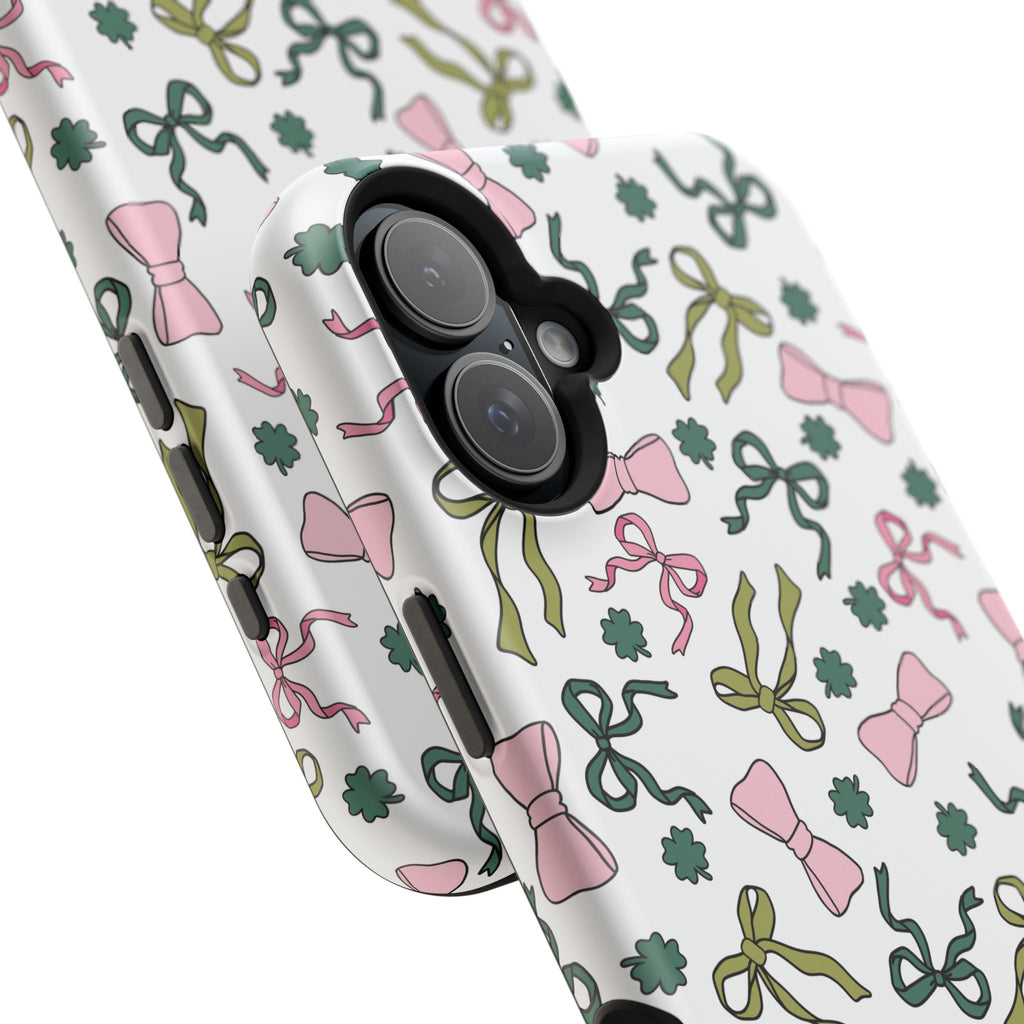 Bows and Shamrocks Magnetic Phone Case