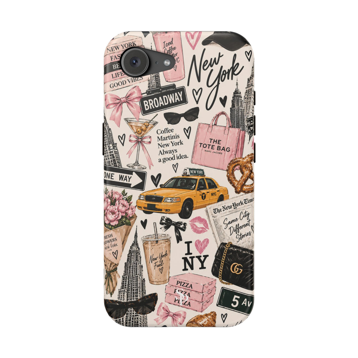 Pink New York Magnetic Phone Case