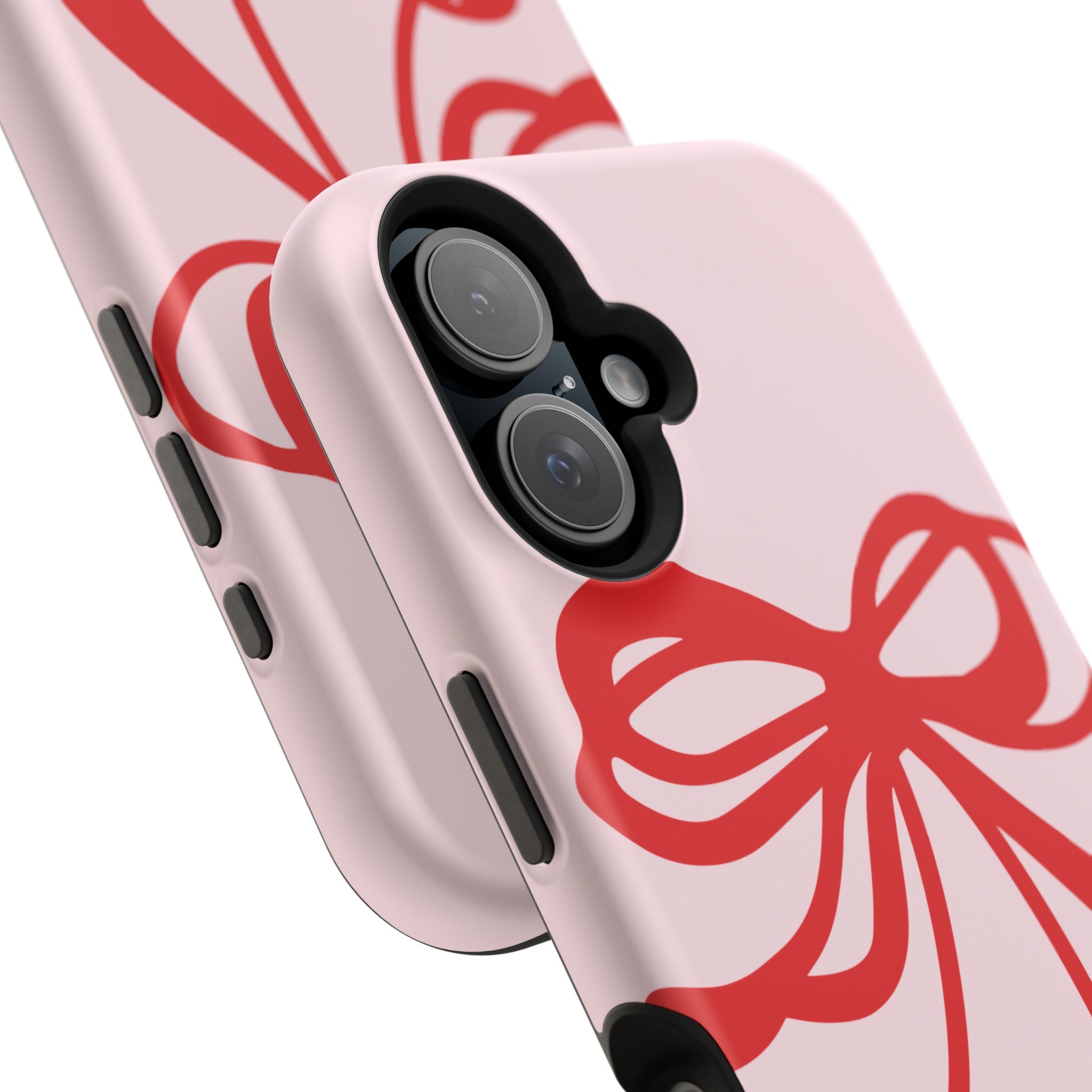 Cherry Bow Impact-Resistant Phone Case