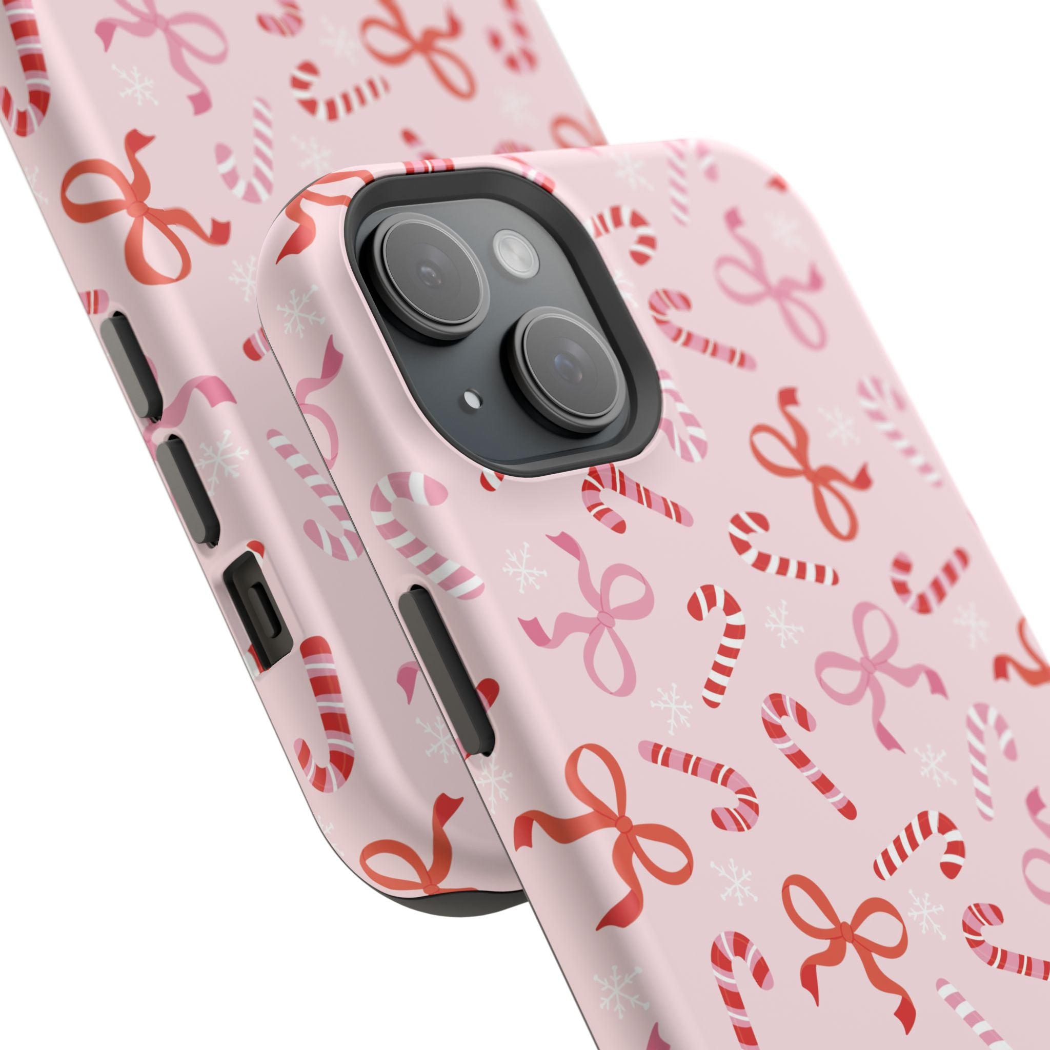 Candy Cane Impact-Resistant Phone Case - Limited Edition