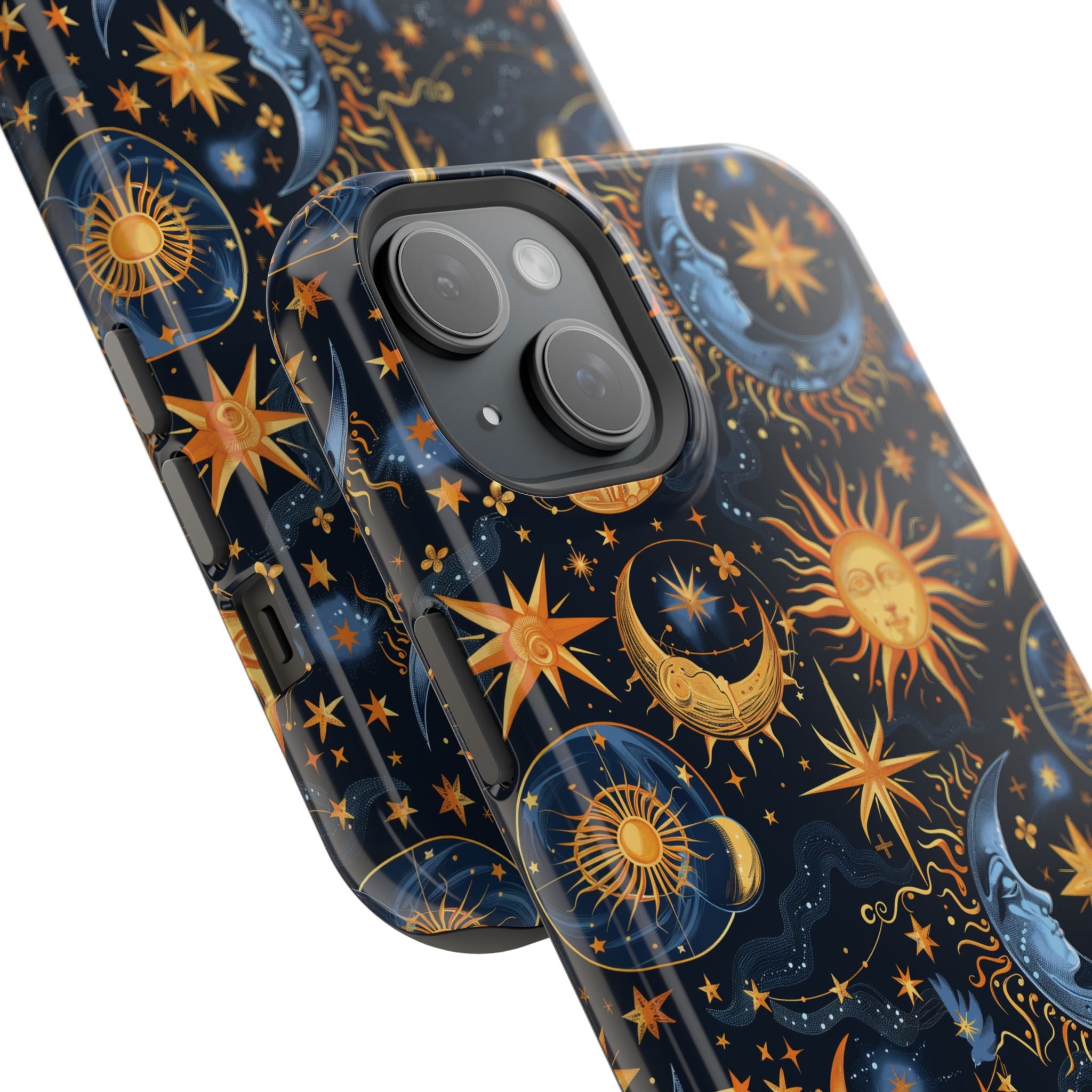 Celestial Sun and Moon Impact-Resistant Phone Case