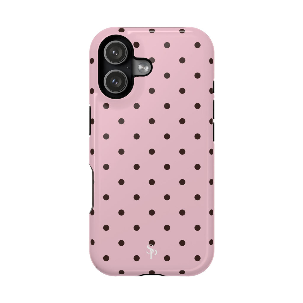 Pink Polka Dot Magnetic Case