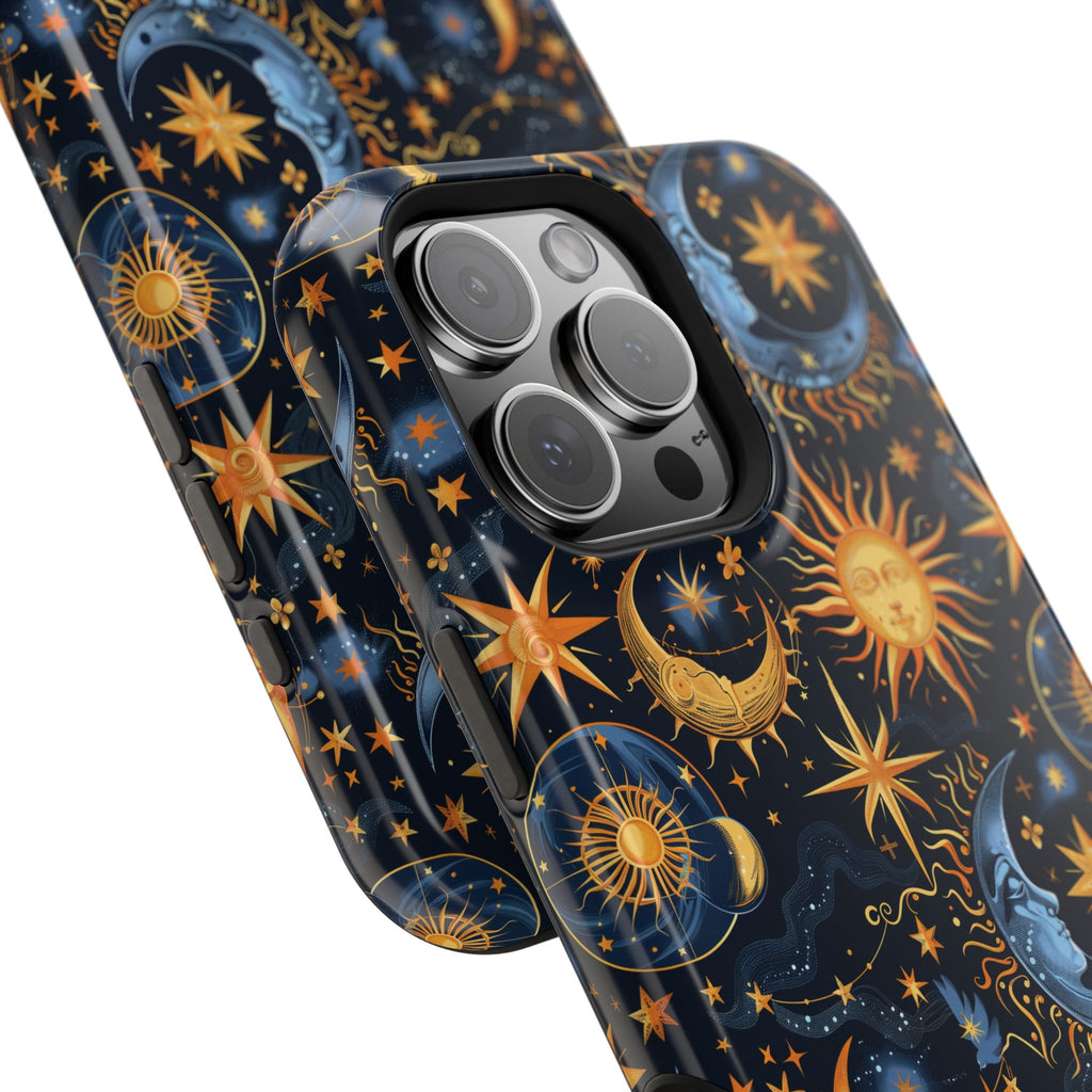 Celestial Sun and Moon Impact-Resistant Phone Case