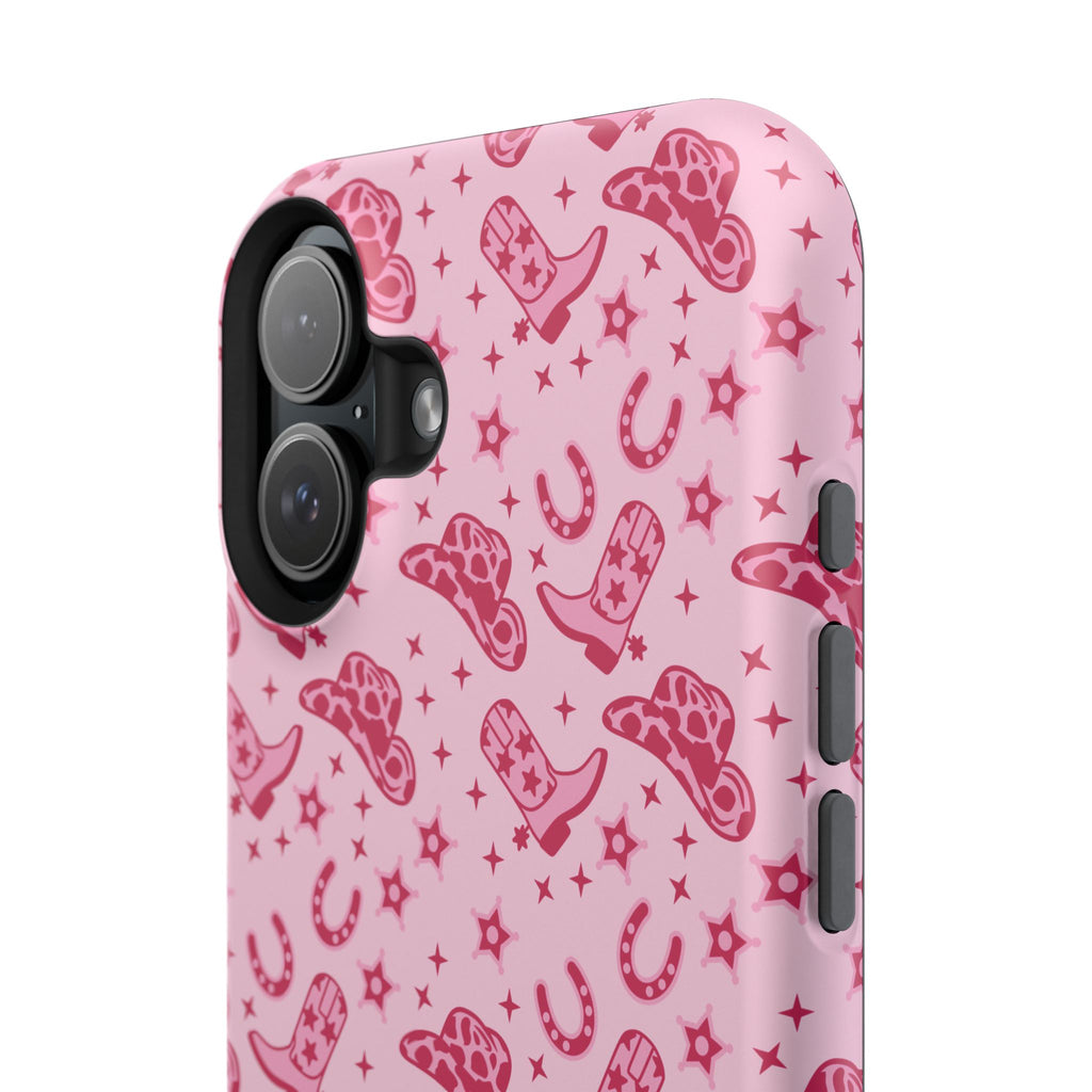 Pink Cowgirl Impact-Resistant Case