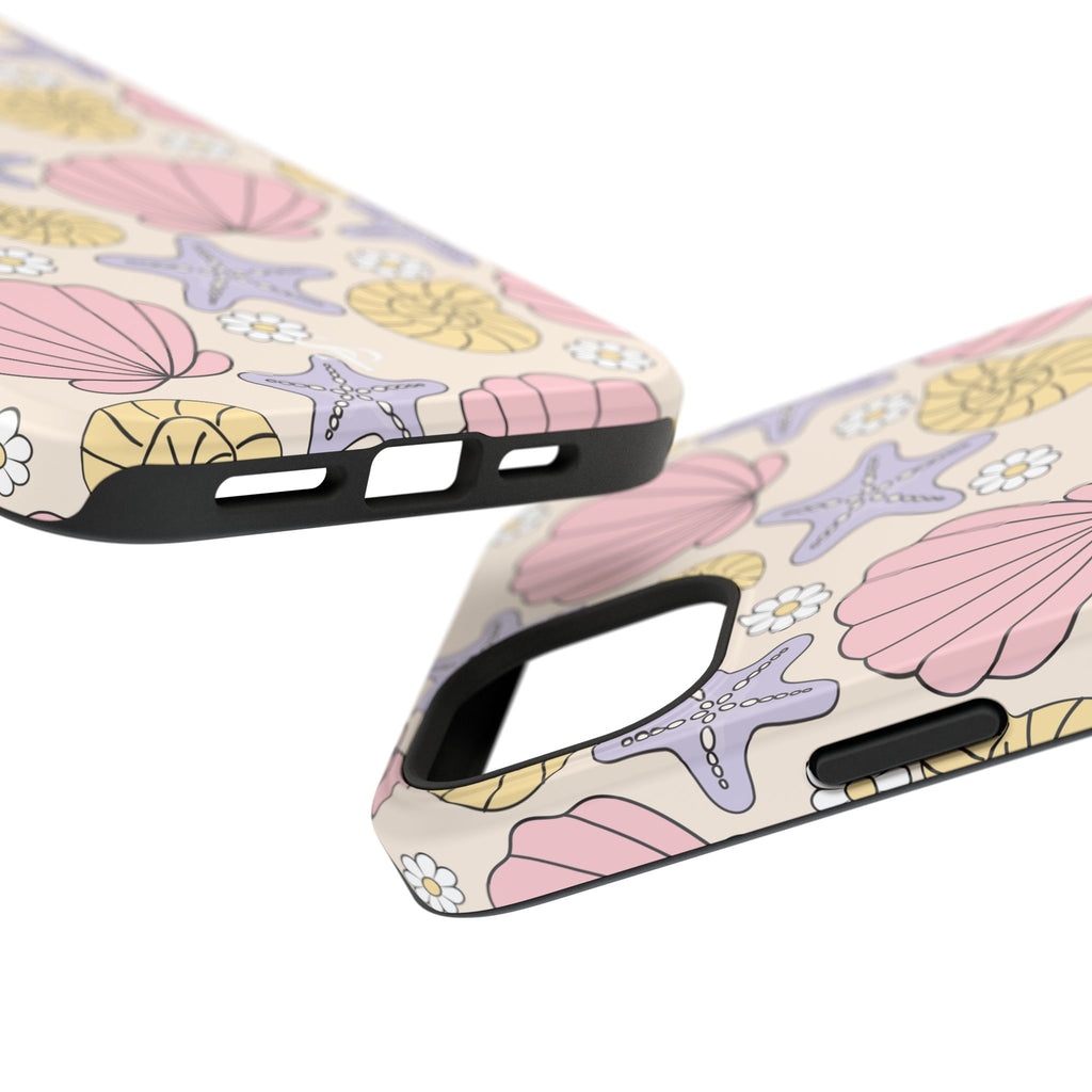 Coastal Shells Impact-Resistant Phone Case