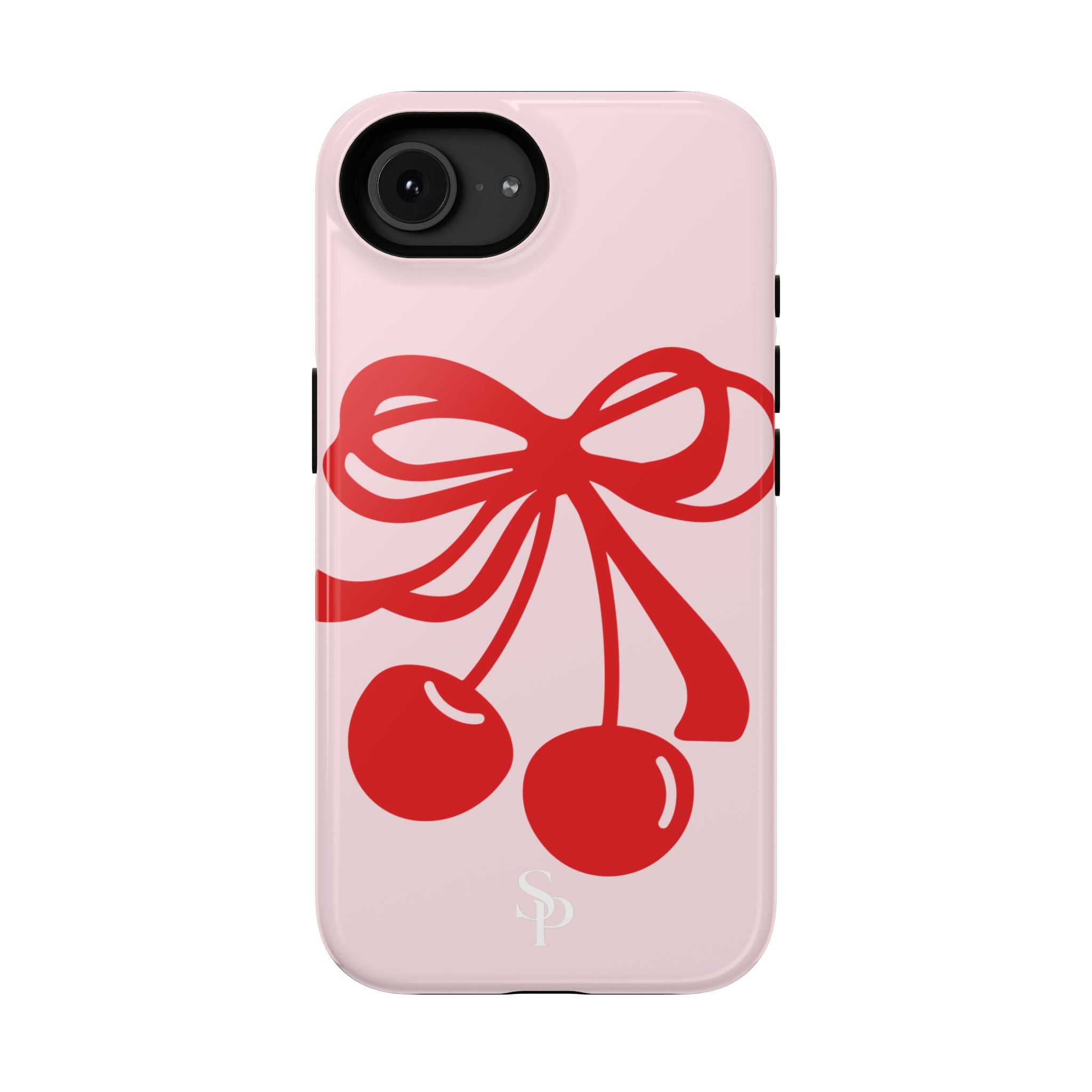 Cherry Bow Impact-Resistant Phone Case