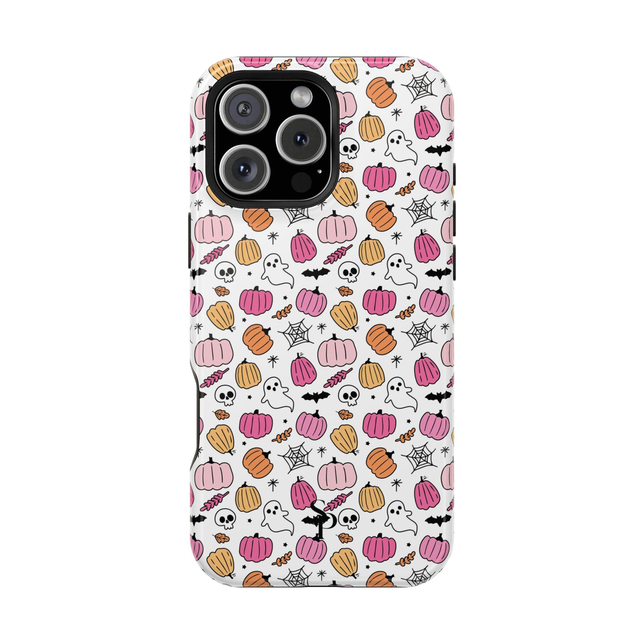 Pink Halloween Impact-Resistant Cases