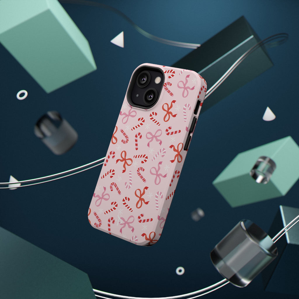 Candy Cane Impact-Resistant Phone Case - Limited Edition