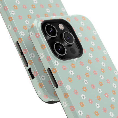 Floral Smiley Impact-Resistant Cases